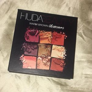 huda beauty warm brown obsessions (worn once)